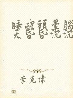 睡醒头晕脑胀整天昏昏沉沉封面