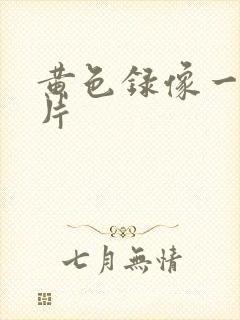 黄色录像一级大片