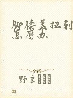 脚膝盖扭到筋了怎么办封面