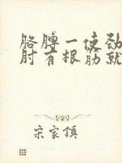 胳膊一使劲胳膊肘有根筋就疼