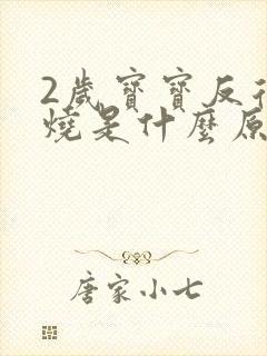 2岁宝宝反复发烧是什么原因封面