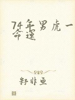 74年男虎一生命运