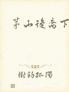 茅山后裔下载封面