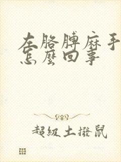 左胳膊麻手麻是怎么回事封面