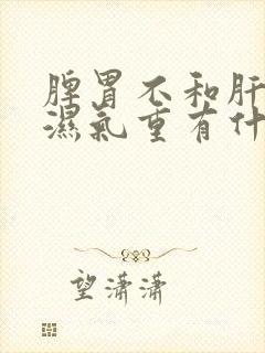 脾胃不和肝火旺湿气重有什么症状