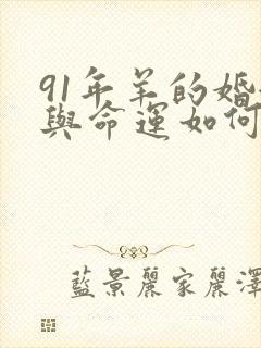 91年羊的婚姻与命运如何