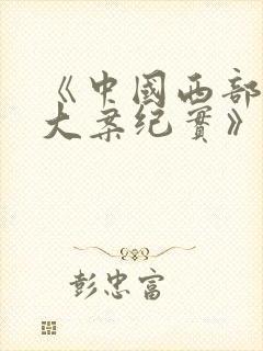 《中国西部刑侦大案纪实》纪录片