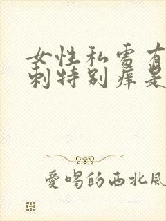 女性私处有小肉刺特别痒是怎么回事