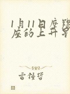 1月11日摩羯座的上升星座是什么