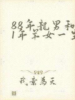 88年龙男和91年羊女一生婚姻封面