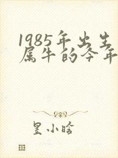 1985年出生属牛的今年运势如何封面
