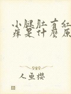 小腿肚有红斑块痒是什么原因