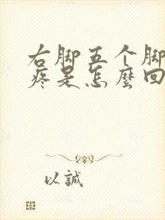 右脚五个脚趾头疼是怎么回事封面