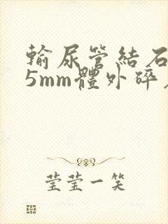 输尿管结石9*5mm体外碎石成功率封面