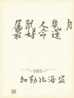 属鼠人几月出生最好命运