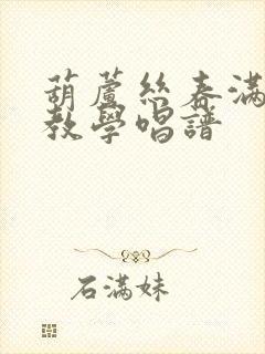 葫芦丝春满傣乡教学唱谱