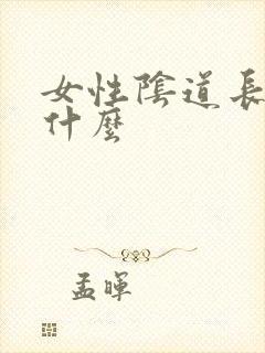 女性阴道长疣是什么