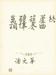 万疆葫芦丝降b调伴奏曲