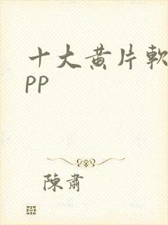 十大黄片软件app