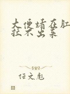 大便堵在肛门口拉不出来