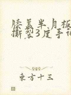 膝盖半月板外侧撕裂3度手术大概多少钱