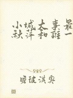 小城大事最后李秋萍和谁一起了