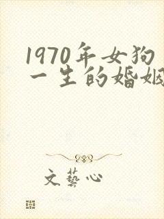 1970年女狗一生的婚姻及命运