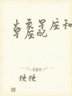 火象星座和哪个星座配