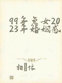 99年兔女2023年婚姻感情运势如何