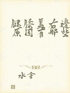 腿膝盖右边疼的原因有哪些封面