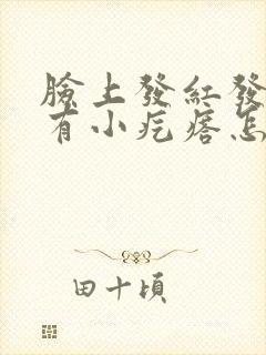 脸上发红发痒还有小疙瘩怎么解决