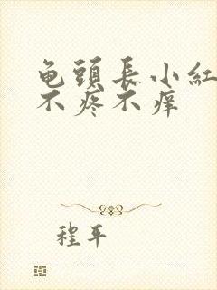 龟头长小红疙瘩不疼不痒