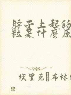 脖子上起的小肉粒是什么原因