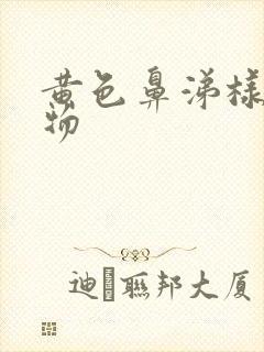 黄色鼻涕样分泌物