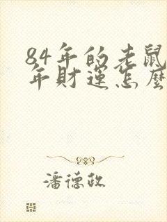 84年的老鼠今年财运怎么样