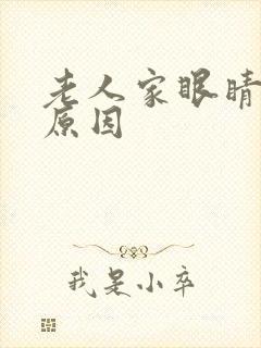 老人家眼睛模糊原因