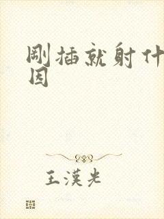 刚插就射什么原因封面