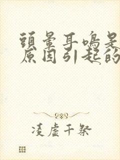 头晕耳鸣是什么原因引起的怎么治疗