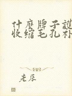 什么牌子护肤品收缩毛孔补水效果好