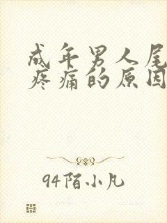 成年男人尾椎骨疼痛的原因封面