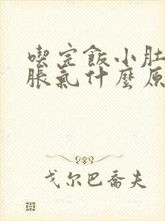 吃完饭小肚子更胀气什么原因