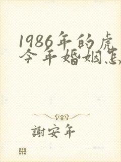 1986年的虎今年婚姻怎么样