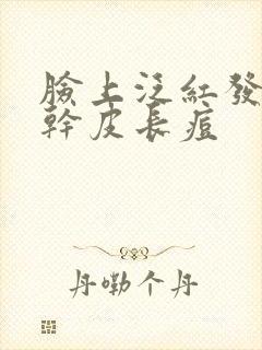 脸上泛红发痒起干皮长痘