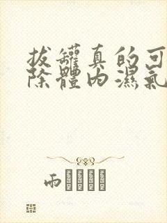 拔罐真的可以去除体内湿气吗封面