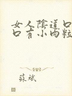 女人阴道口阴道口有小肉粒