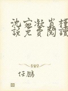 沈宛凝肖槿辰小说免费阅读全文