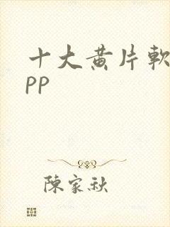 十大黄片软件app