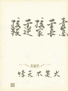 孩子孩子青春期叛逆家长怎么怎么办