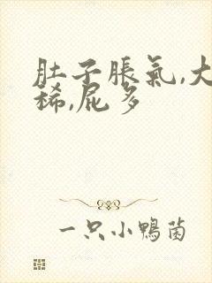 肚子胀气,大便稀,屁多