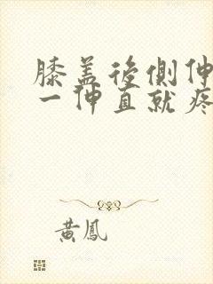 膝盖后侧伸不直一伸直就疼